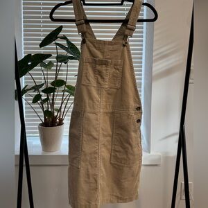 Uniqlo Tan Midi Dress